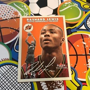 Rashard Lewis Fleet Tradition card